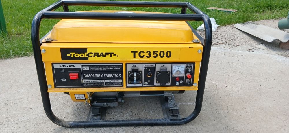Бензиновий генератор Toolcraft TC3500 (3 кВт)