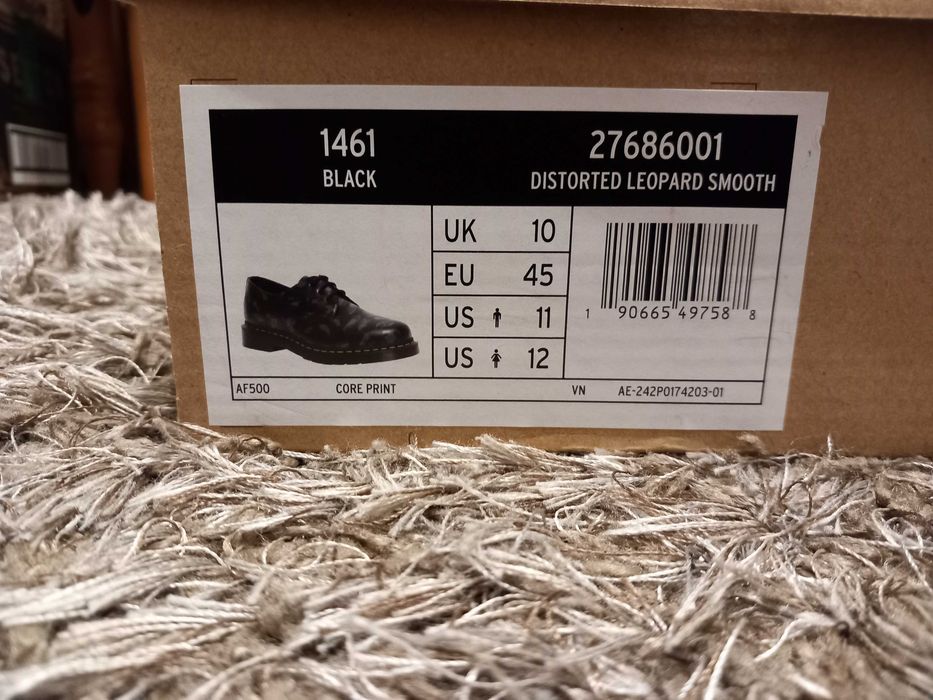 Dr Martens 1461 Distorted Leopard smooth 10 45