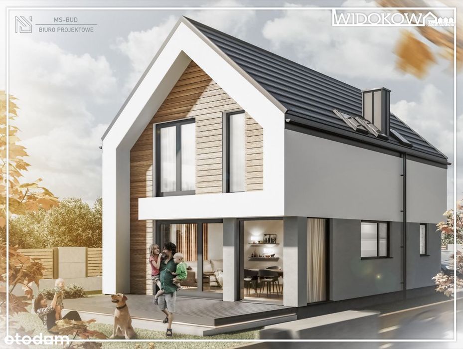 Kocmyrzów ul. Widokowa. Domy SSO -103 i 114 m2