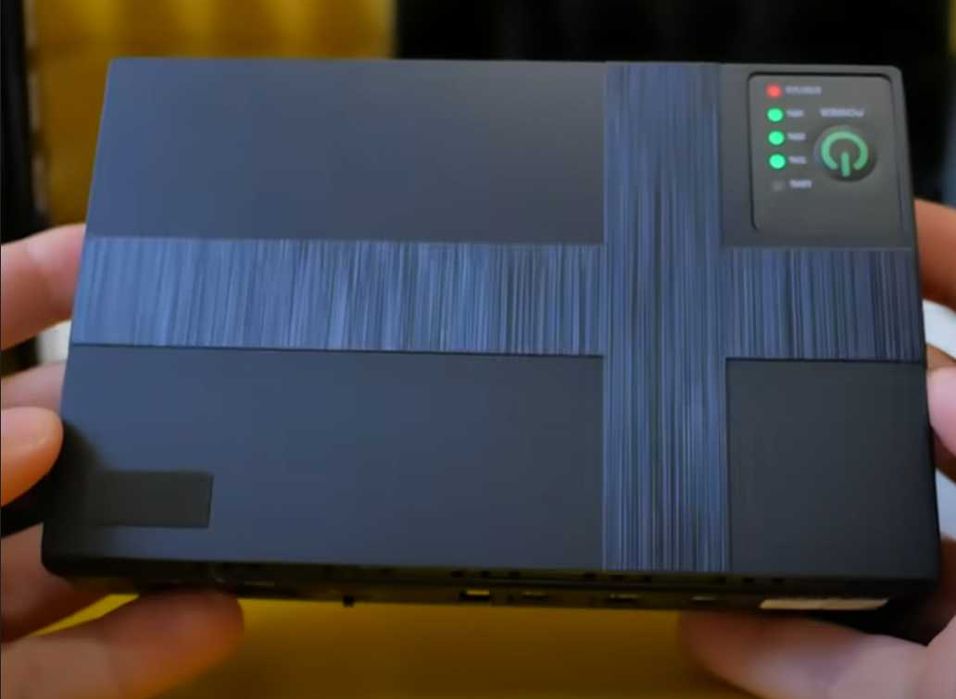 безперебойник  DC UPS 5V/9V/12V для роутера та ONU (з акумулятором)