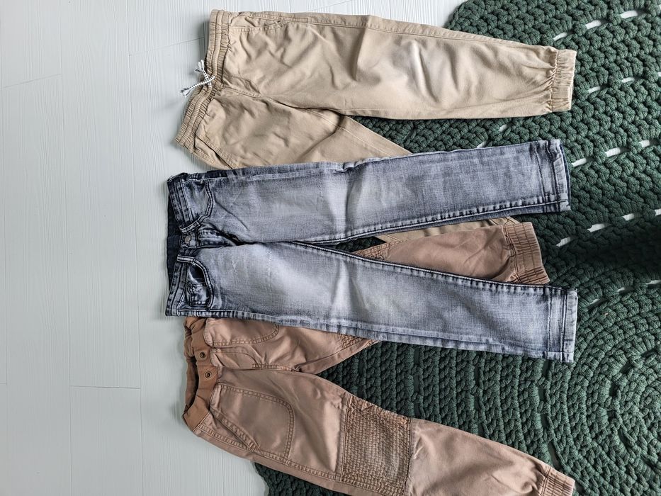 Spodnie dla chłopca 3 pary