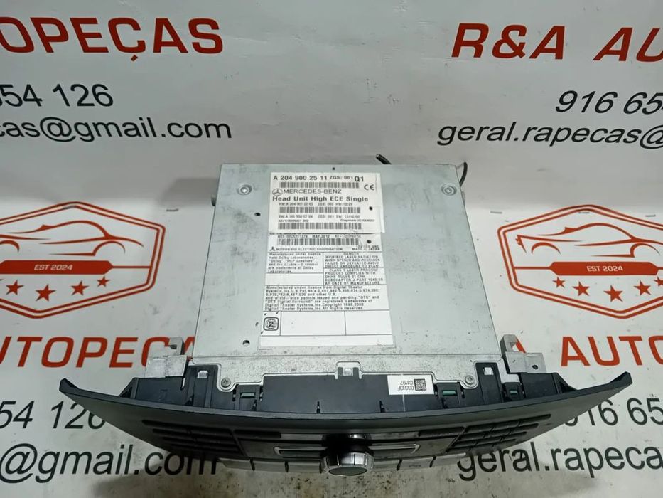 Auto Rádio Mercedes Class C W204 A2049002511 Original