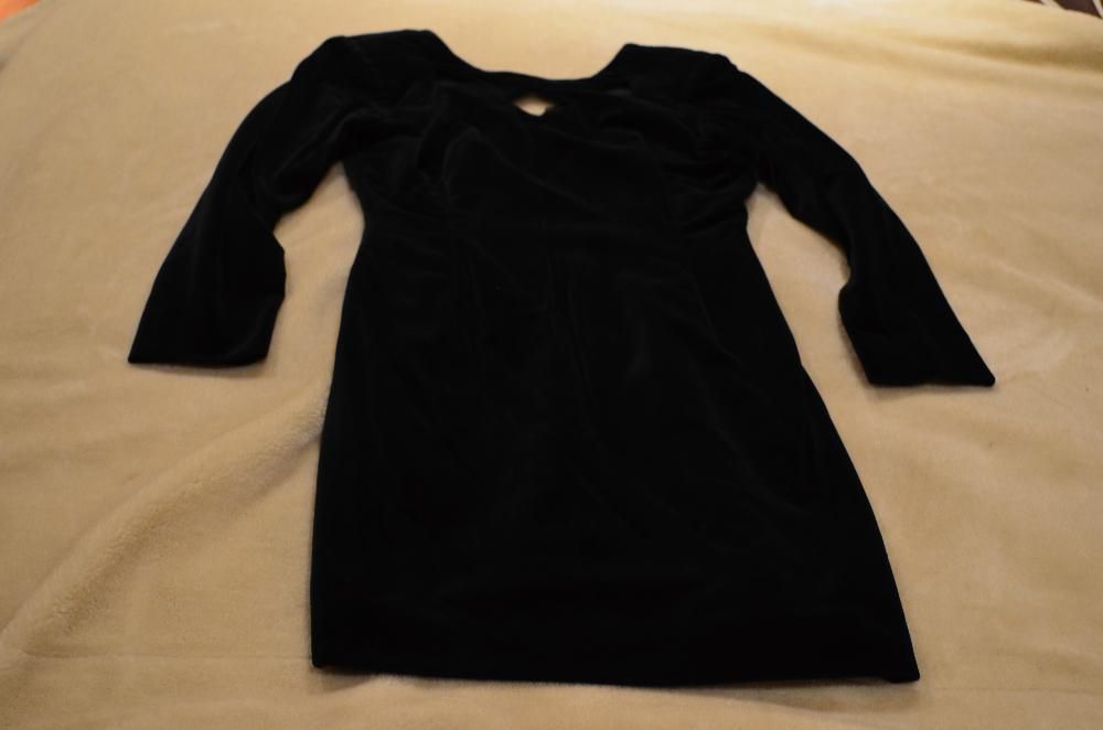 Vestido Preto de veludo