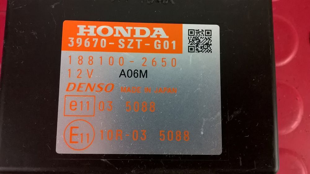 Centralina Sensores Estacionamento 39670-SZT-G01 - HONDA CR-Z