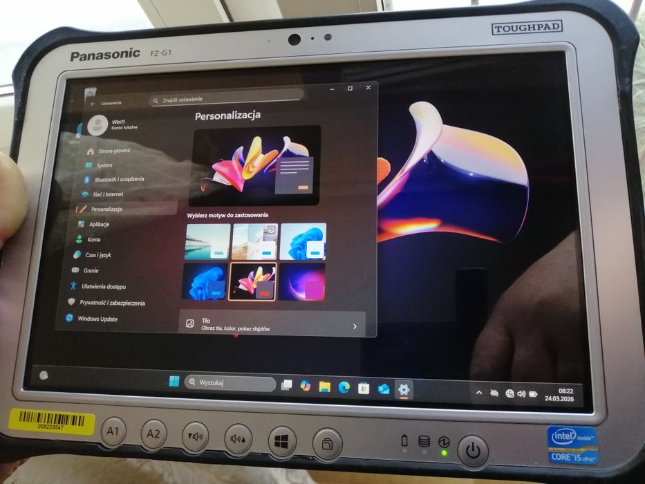 OKAZJA Tablet Panasonic FZ G1 Do diagn RYSIK Wind 11 lub 10 4GB 128GB
