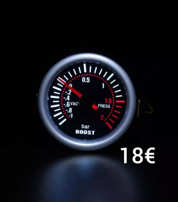 Manómetro pressão do turbo 2 bar