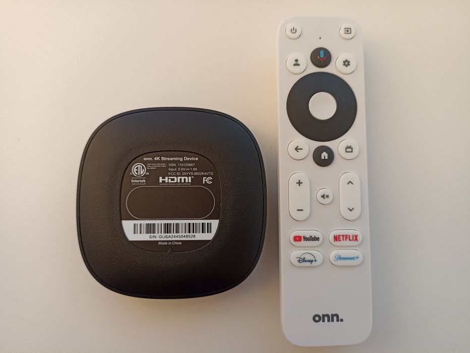 Onn TV Box 4k. Новий. Сертифікований Google.