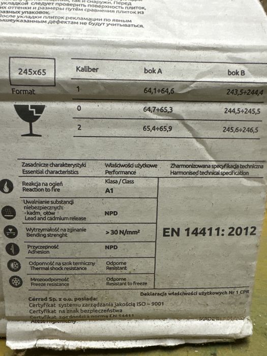 Płytki elewacyjne 22szt.