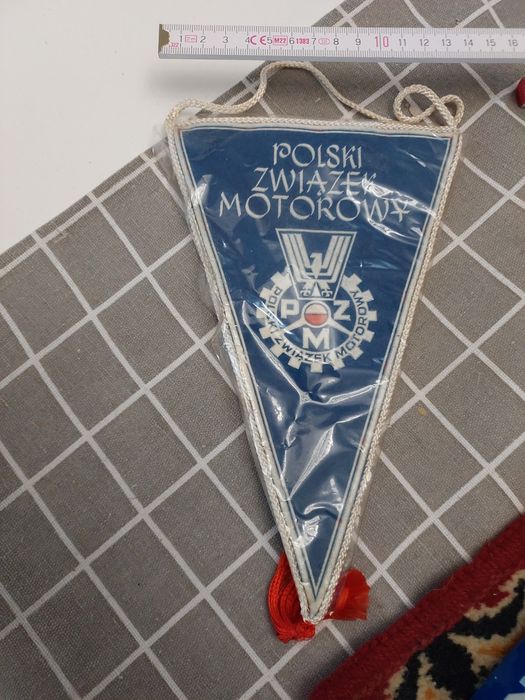 Proporczyk flaga godło Polski Związek Motorowy