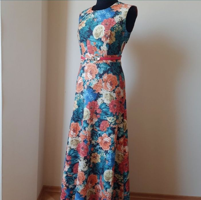 Платье макси в пол Topcapy 48р L Турция аналог Gizia, Beliza