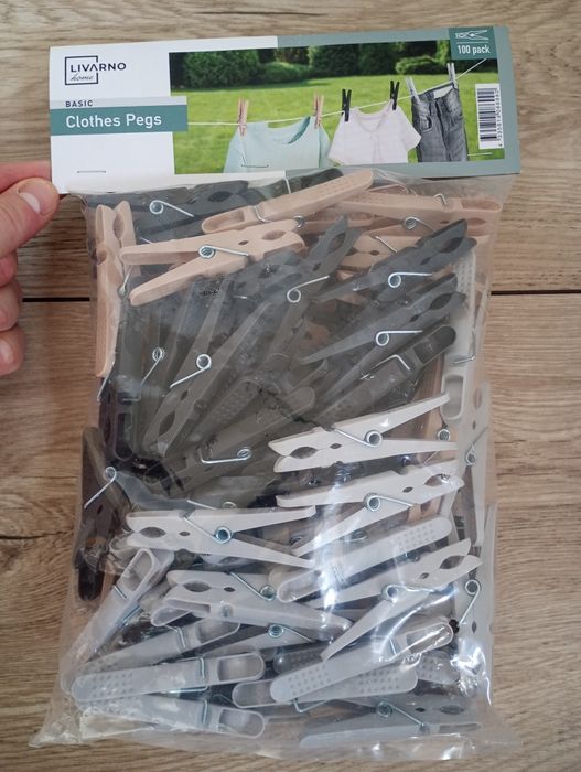 Klamerki 100 szt Nowe