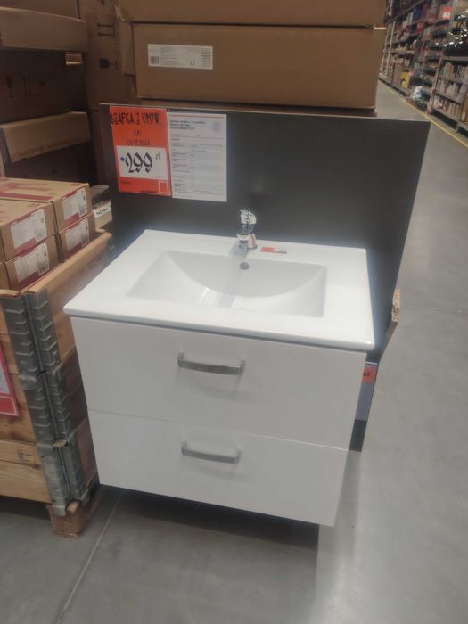Zestaw szafka z umywalką Luki New 60 cm 299zł