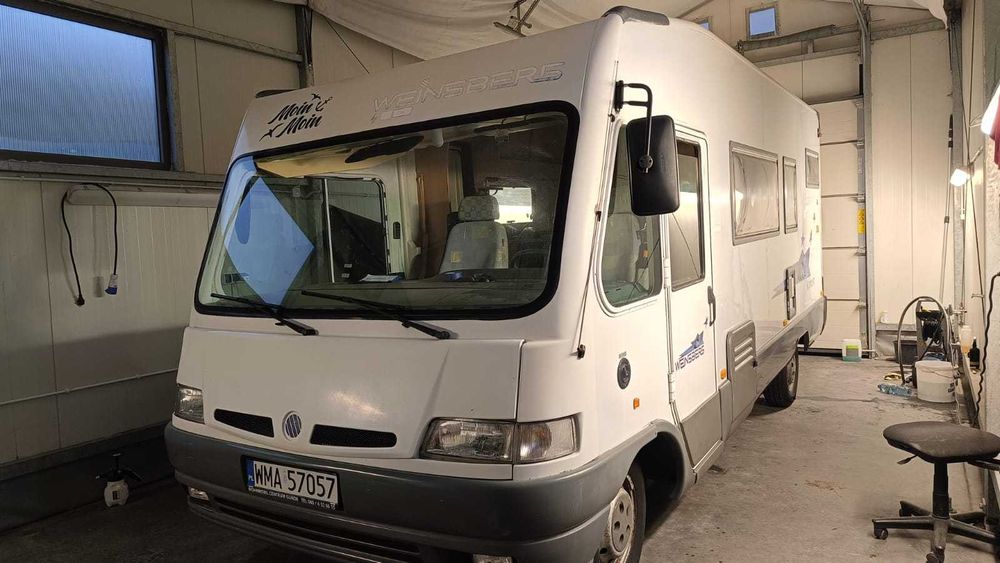 Kamper Pełna Integra Fiat Ducato  2.8 zabudowa Weinsberg Komet
