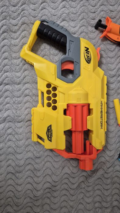Nerf Alpha strike hammerstorm and stinger.
