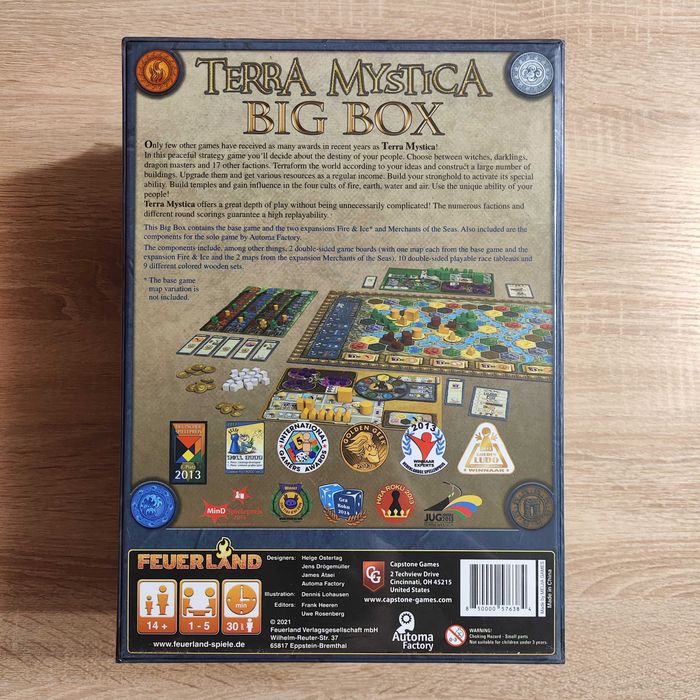 Настільна гра Terra Mystica: Big Box нова у плівці + переклад правил