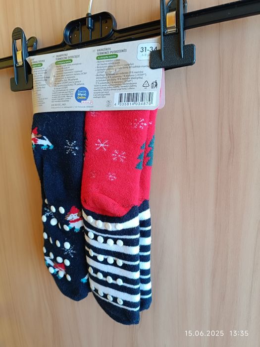 Skarpety termiczne i antypoślizgowe r 31-34