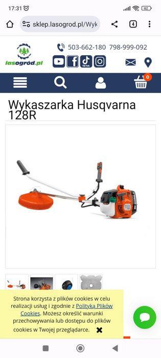 Kosa Husqvarna zadbana jak nowa