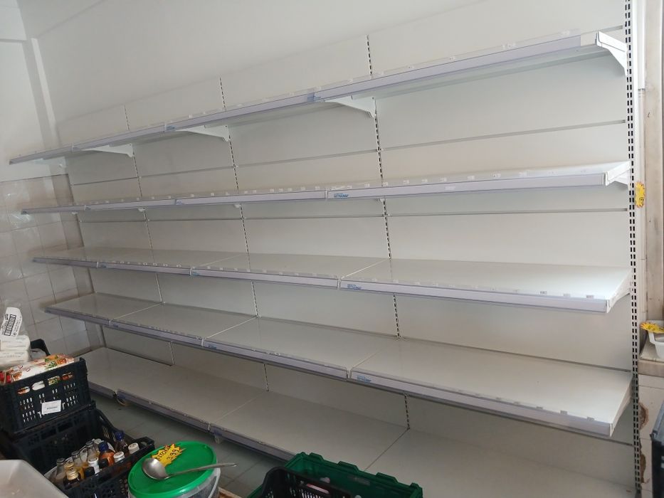 Estante metalica  para supermercado,merceria,prateleira.