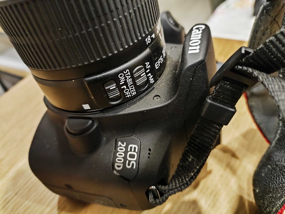 Canon eos 2000d com estabilizador