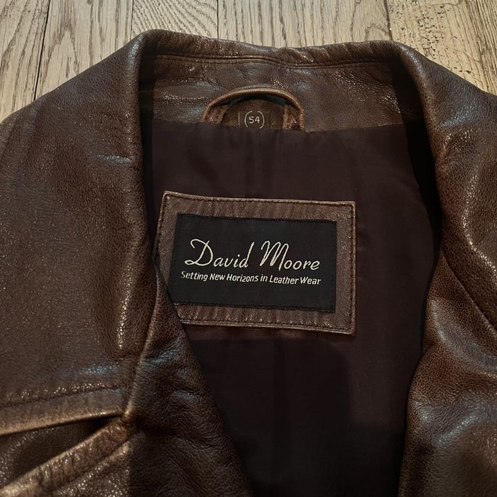 Кожаная куртка david moore