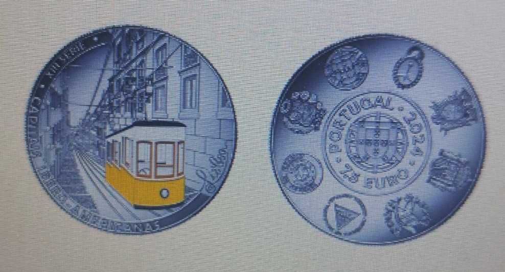 7,5€ Proof Prata,Elétrico da Bica Lisboa  2024