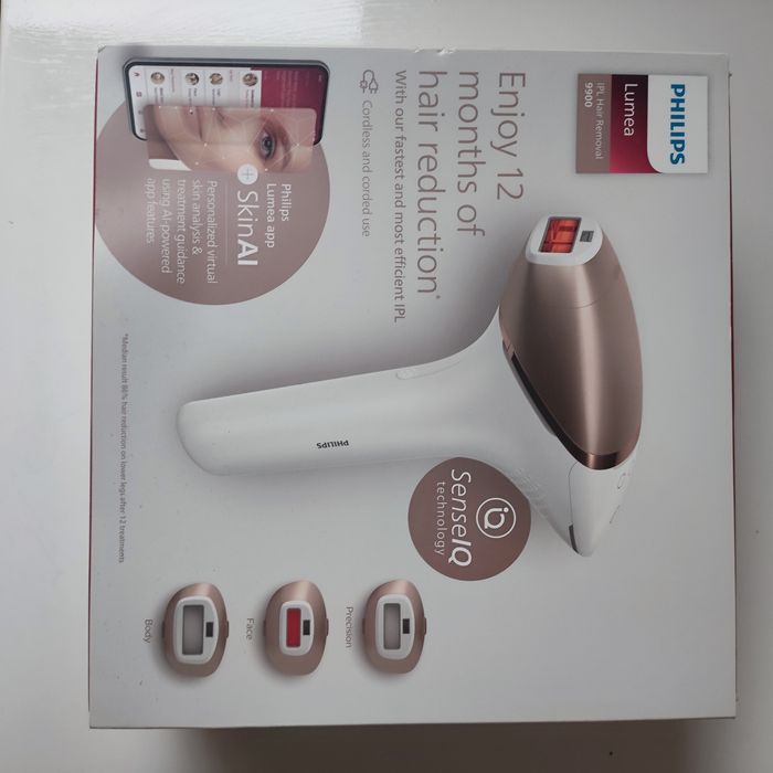 Depilator PHILIPS Lumea 9900 IPL BRI977/00 SenseIQ Czujnik SmartSkin