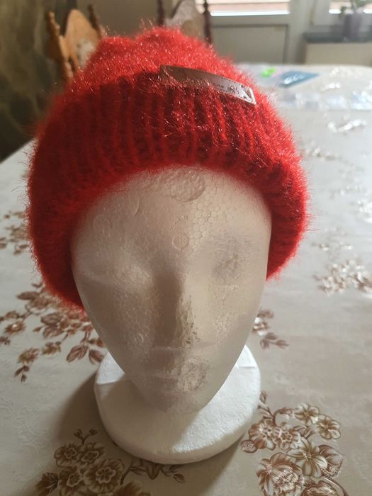 czapka zimowa rękodzieło