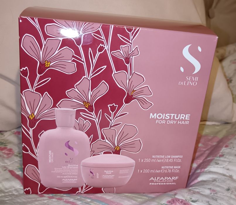 Alfaparf Milano Semi Di Lino Moisture Semi Di Lino Moisture Zestaw Do Włosów