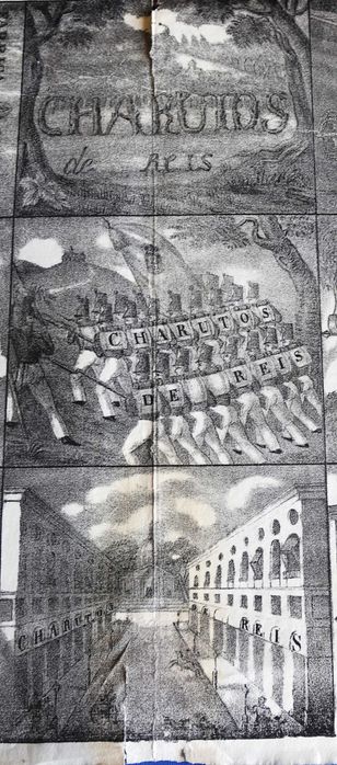 Embalagens para charutos Fábrica de Lisboa prova litográfica invulgar