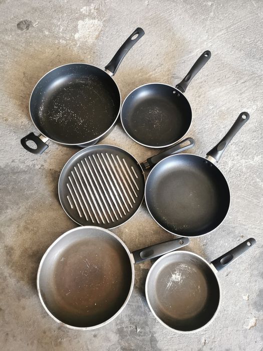Conjunto de 6 tachos  frigideiras