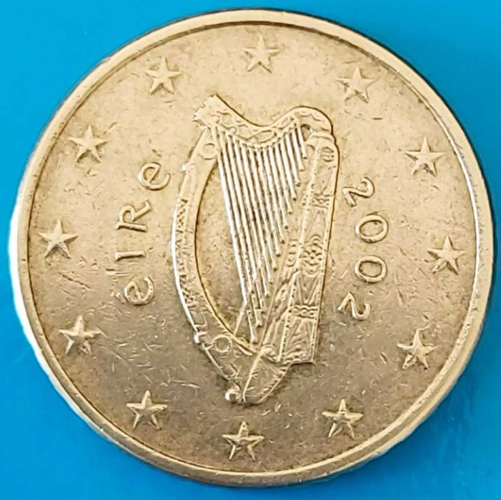 50 Cêntimos de 2002 da Irlanda