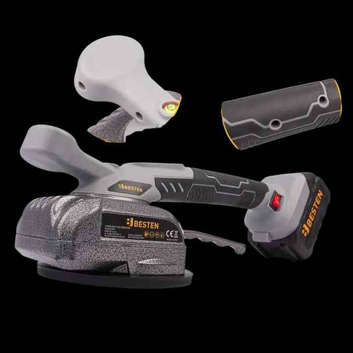 Акумуляторна віброприсоска для плитки BESTEN BE0002855 2 АКБ 24V/5Ah