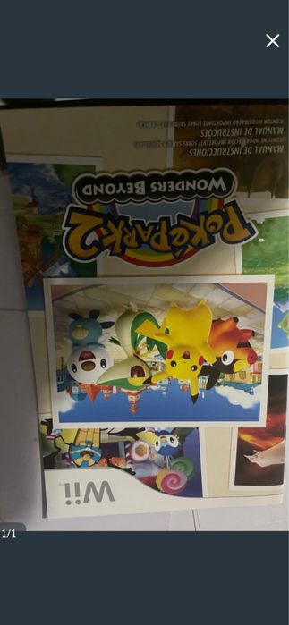 Manual jogo Nintendo Wii Pokepark 2 Wonders Beyond