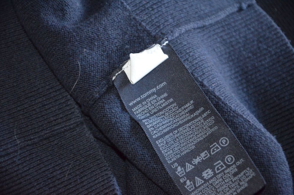 Tommy hilfiger sweter granatowy  164