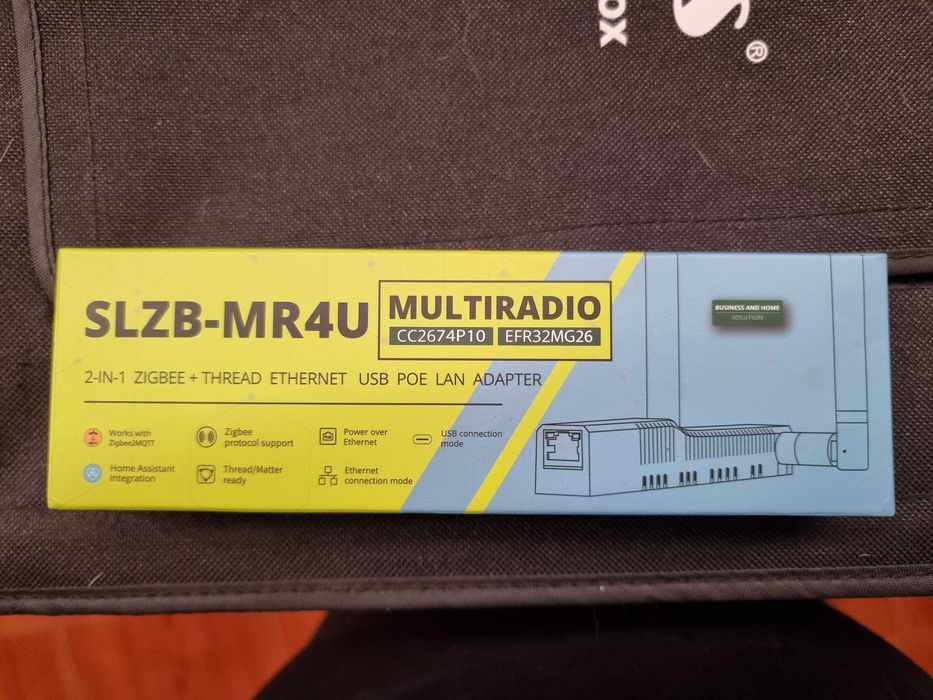 SMLIGHT SLZB-MR4U - Zigbee & Thread CC2674P10 + EFR32MG26 POE USB Antena Coordenador