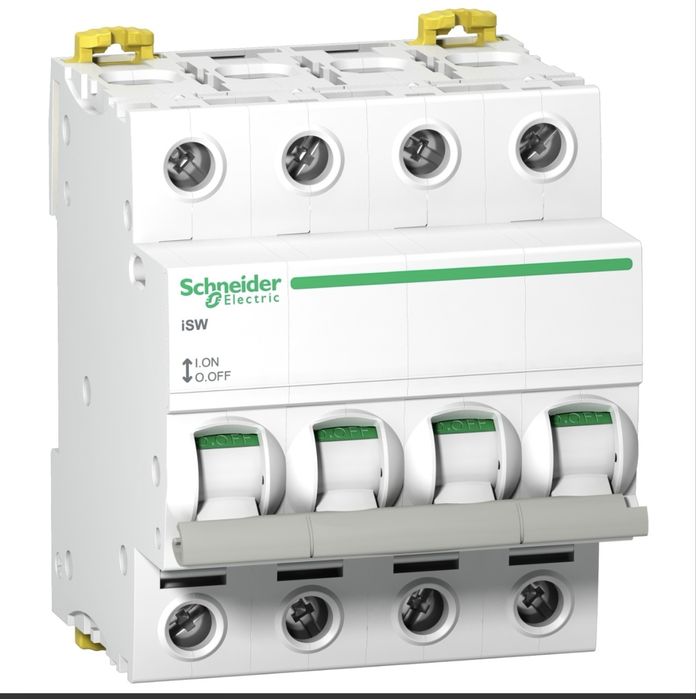 Вимикач навантаження Acti9 iSW, 4P, 40A, Schneider Electric A9S65440