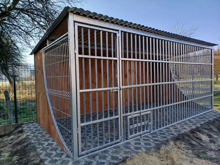 Nowoczesny kojec dla psa - wysoka jakość - klatka "ŁEZKA" 4x2