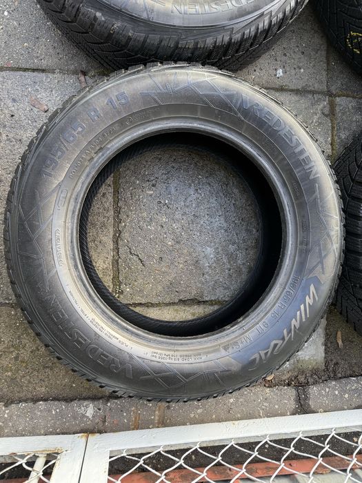 4 Opony Klasy Premium VREDESTEIN Zima M+S 195/65/15 Młode rocznikowo