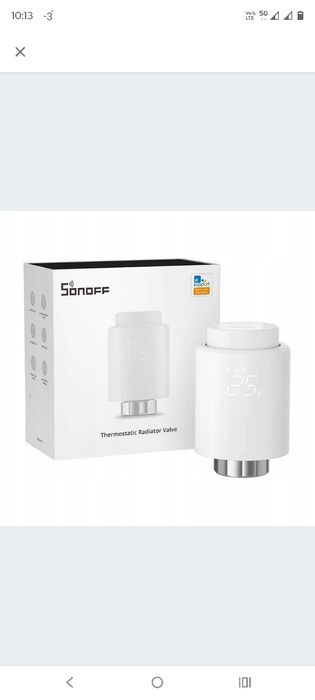 Sonoff głowica grzejnikowa Zigbee TRVZBR