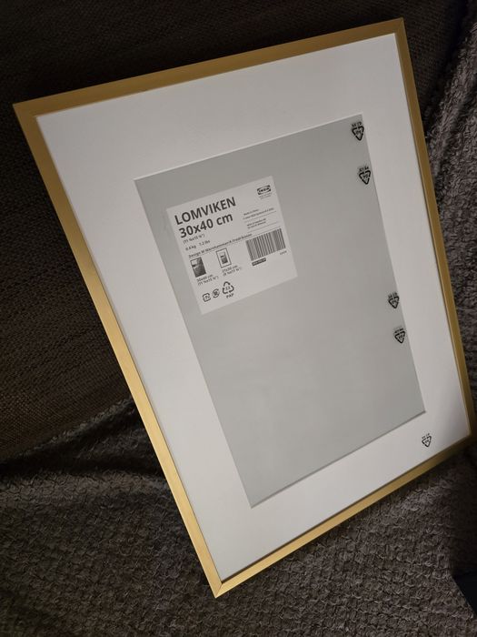 Ramka złota IKEA 30x40