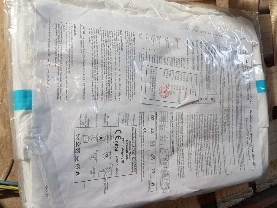 Kombinezon barierowy BRBEN BR1FM-01  rozmiar L i xl