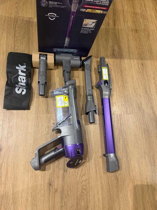 Odkurzacz pionowy Shark POWER DETECT szaro-fioletowy