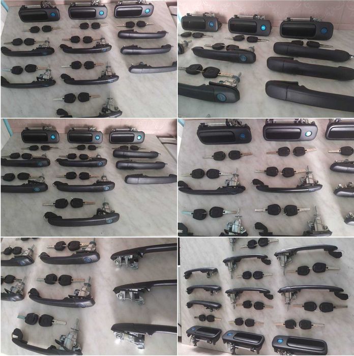 Ручки дверные замок дверей комплект Шаран Галакси Сеат Альхамбра Поло