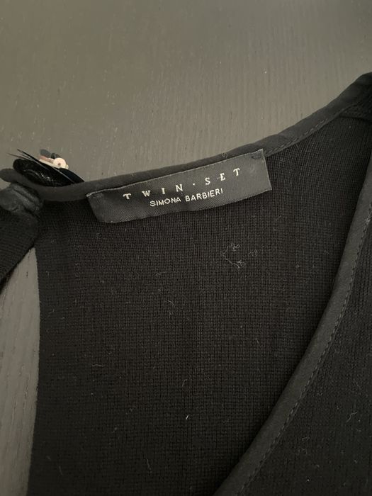 Vestido preto lantejoulas