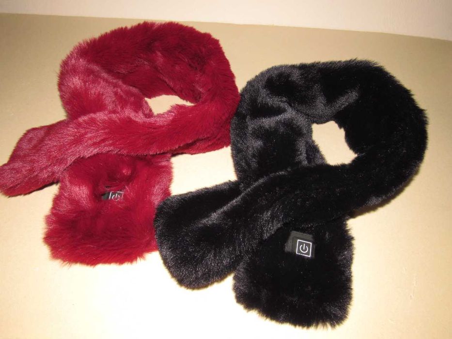 Шарф меховый с подогревом