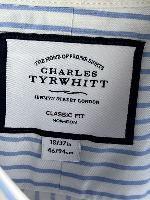 Рубашка мужская Charles Tyrwhitt, 56 белая