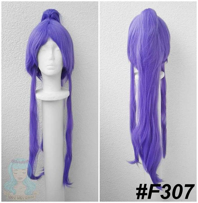 Gakupo Kamui Vocaloid cosplay wig długa fioletowa peruka z kitką