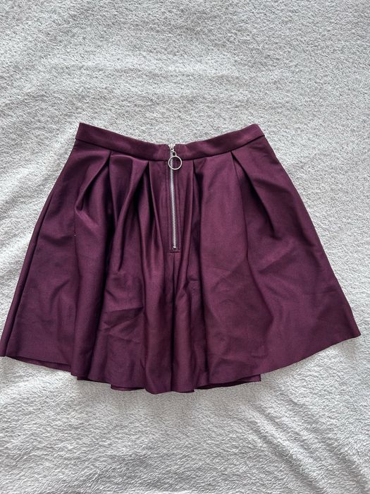 Spódnica bordowa Sinsay S