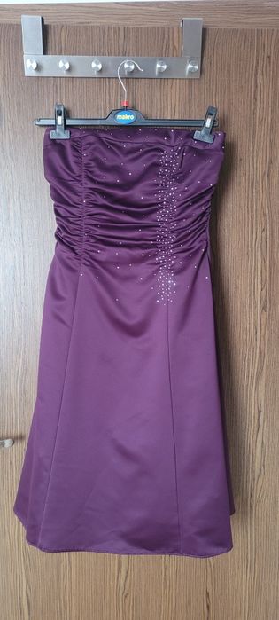 Sukienka Mariposa fioletowa cekiny 36, S