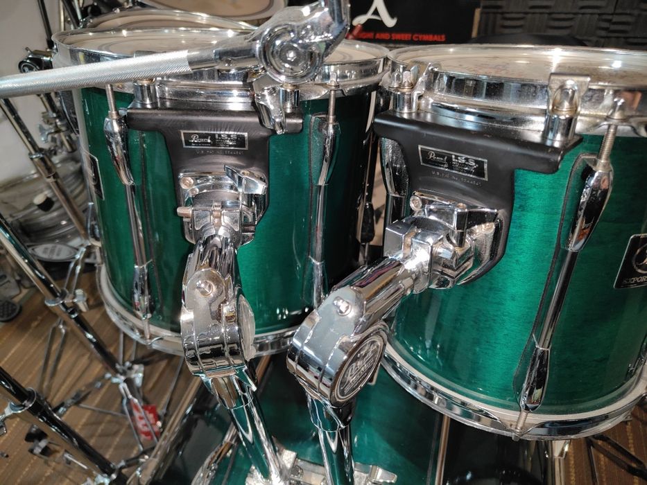 Pearl Export ELX Lacquer – Impecável (Estúdio) – 6 Peças + Hardware Base